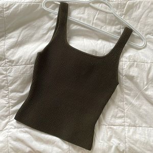 Aritzia Babaton sculpt knit top (full length)